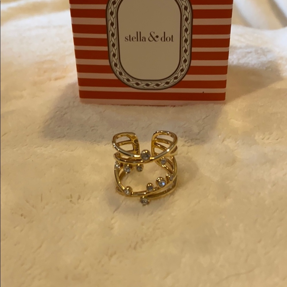 Stella & Dot Celestial Sparkle Ring - Gold